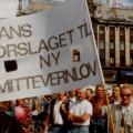 Homofile menn i demonstrasjonstog