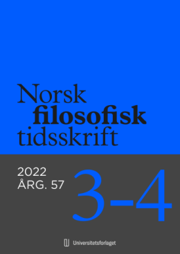Norsk filosofisk tidsskrift: Kjærlighet