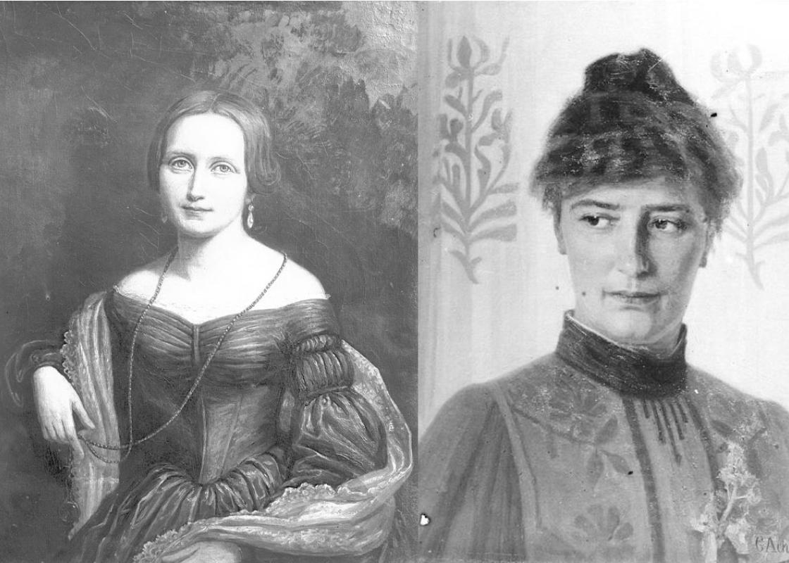 Camilla Collett og Amalie Skram